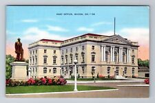 Macon GA-Georgia, United States Post Office, Antique, Vintage Souvenir Postcard picture