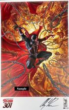 Alex Ross Signed Spawn RARE Lithograph - Limited Edition-?/50-11x17-Sealed picture
