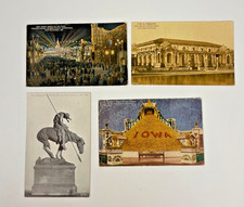 4 Antique 1915 PPIE San Francisco World's Fair Postcards Zone Iowa YWCA picture