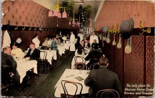 San Francisco CA C Petersen’s Mexico City Cafe Home Cooked Dinners 1915 Postcard picture