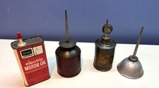Oiler Tin Lot: Sears/Craftsman Plews Gem Advertising Gas Garage Collection (4) picture