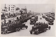 1940 Press Photo WWII German Troops Enter Bucharest after Iron Guard Takes Over picture