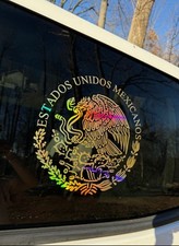 Escudo Mexican A Colores con El Nombre De tu estado Mexicano O Apellido picture