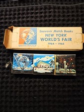 Vintage 1964-1965 New York World's Fair 6 Pack Matches Universal Match Brand New picture