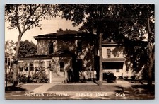 c1931 RPPC Osceola Hospital SIBLEY Iowa Don't Eat Too Much Bday Cake Postcard picture