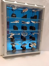RARE Star Trek Franklin Mint Sterling Silver Starship Collection Set Of 12 picture