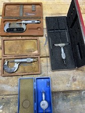 Vintage Central Tool & Sharp Micrometers Machinist Precision Tools Lot picture