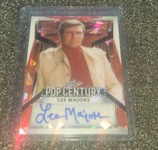 2023 Leaf Metal Pop Century Lee Majors Red Cracked Ice #3/4 picture
