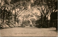 Vtg Postcard c 1930s - Lower Main Street - Nantucket, Massachusetts - Unused picture
