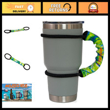 MugGiez Universal Drink Handle, Lime-A-Rita - Royal Blue & Lime, The Original Cu picture