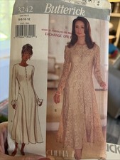 Vintage 1994 Butterick Sewing Pattern 3242 Size 6 Cut Complete  picture