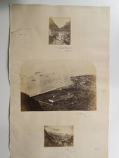 Rare Mauritius Bourbon St Denis Harbour Salazie Pont Escalier c1865 3 Photos picture