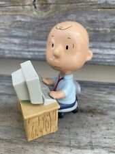 Hallmark Cyber Chuck Charlie Brown Office Computer Peanuts Gallery Numbered picture