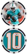 TYREEK HILL - MIAMI DOLPHINS - POKER CHIP - ***SIGNED/AUTO*** picture