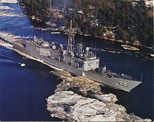USS Stephen W. Groves FFG-29 US Navy ships postcard picture