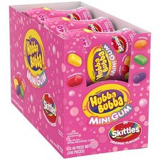 HUBBA BUBBA Minis SKITTLES Flavored Sugar Free 240 Count  (Pack of 1). picture