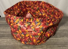 Longaberger Fall Liner 10” Diameter Bowl Liner 6” Tall NWOT picture
