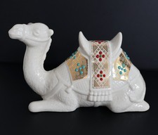 Lenox China Jewels Nativity Camel Figurine Porcelain gold Enamel Vintage picture