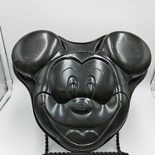 Vintage Black Disney Mickey Mouse Head Face Cake Pan Bakeware Kitchenware picture