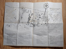 VINTAGE MAP OF FORT SHERIDAN ILLINOIS 1975 ~ GREAT CONDITION picture