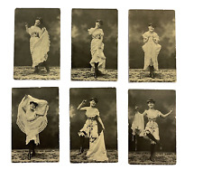 Postcards German Woman Taking Off Clothes Story Set of 6 Unused Early 1900s picture