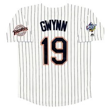 Tony Gwynn San Diego Padres 1998 World Series Home White Jersey Men's (L-XL) picture