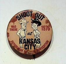 Vtg 1976 Republican National Convention Political Campaign Button Pin picture