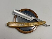 Vintage 6/8” Flic 865 Silver Steel Straight Razor Shave Ready Germany picture