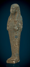 Ancient Egyptian Faience Ushabti Shabti Rare Funerary Artifact BC picture