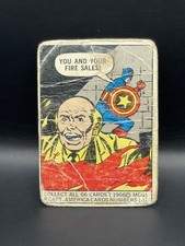 1966 Donruss Marvel Super Heroes Captain America 8 (You And Your Fire Sales) picture