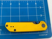 Very Nice Olitans Lemon Shark Flipper Pocket Knife picture