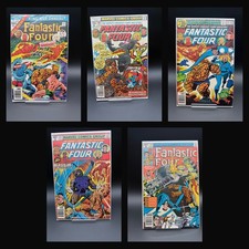 Fantastic Four Lot 5 Bronze Age Annual 11 Invaders 188 203 215 219 Marvel Kirby picture