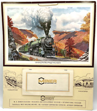 Vintage 1982 Miner Enterprises Calendar Railroad Train Blue Ridge Advertising picture