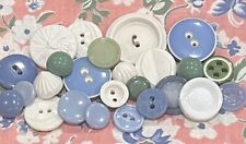 Vintage Lot Buttons Lot Mixed Variety Plastics So Sweet Pastels 1950’s picture