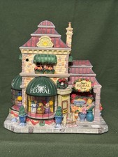 Lemax: Janet's Floral (building) RARE VTG picture