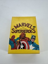 1984 FTCC Marvel Super Heroes First Issue Covers 60-Card Set w/ Original Box picture