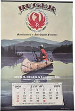 Vintage 1979 Ruger 30th Anniversary Calendar James M Triggs Advertising picture