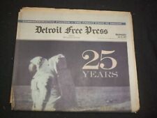 1994 JULY 20 DETROIT FREE PRESS NEWSPAPER - 25 YEARS AFTER MOON LANDING- NP 7705 picture