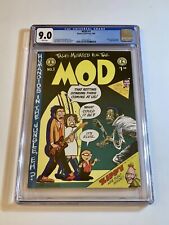 1981 KITCHEN SINK TALES MUTATED FOR THE MOD #1 MAD #1 COVER HOMAGE EC CGC 9.0 WP picture