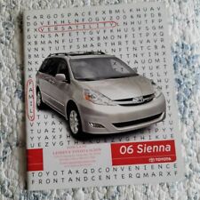 2006 Toyota Sienna Sales Brochure Catalog CE LE XLE Limited picture