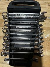 Vintage Craftsman Combination Wrench Lot Of 11 Plus Ratchet picture