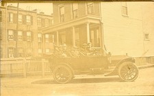 Vintage 1911 Hudson Model 33 Torpedo Touring Car Antique RPPC Postcard picture