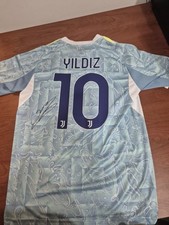 Juventus Yildiz 10 Autographed Football Shirt Size L With Photo & Video Evidence picture