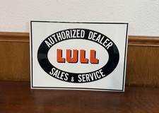 Vintage Lull Telehandler Forklift Embossed Sign picture