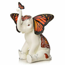 The Hamilton Collection Magical Monarch Butterfly and Elephant Figurine picture