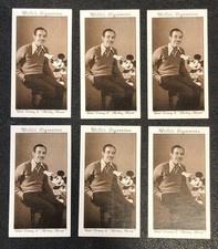 (6)x Walt Disney & Mickey 1931 Wills Cigarette Cinema Star 1992 Reprint Cards picture
