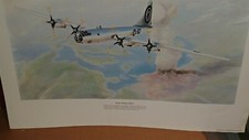 Paul Tibbets-Enola Gay Pilot--signed lithograph. Hiroshima. WWII Japan. SALE  picture
