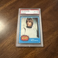 1977 STAR WARS #1 RC ROOKIE LUKE SKYWALKER PSA 8 ORIGINAL NO QUALIFIERS 🔥🔥 picture