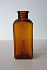 VERY RARE AMBER POISON BOTTLE (KR-50) picture