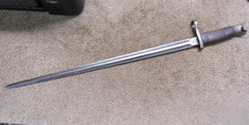 WW1 Belgian M1916 Sword Bayonet For 7.65mm M1889 Mauser Birmingham Mfg Marked picture